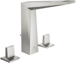 GROHE Allure Brilliant 3-lyukas mosdócsaptelep L-es méret, rozsdamentes acél hatású 20627DC0 (20627DC0)