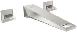 GROHE Allure Brilliant fali 3-lyukas mosdócsaptelep L-es méret, rozsdamentes acél 20629DC0 (20629DC0)