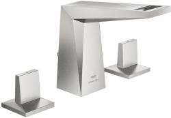 GROHE Allure Brilliant 3-lyukas mosdócsaptelep M-es méret, rozsdamentes acél hatású 20626DC0 (20626DC0)