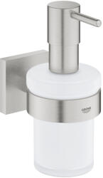 GROHE QuickFix Start Cube fali szappanadagoló tartókonzollal 160 ml, rozsdamentes acél hatású 41098DC0 (41098DC0)