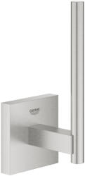 GROHE QuickFix Start Cube fali tartalék WC papír tartó, rozsdamentes acél hatású 40979DC0 (40979DC0)