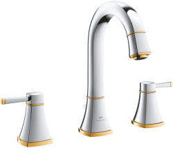 GROHE Grandera 3-lyukas mosdócsaptelep L-es méret, króm/arany 20619IG0 (20619IG0)