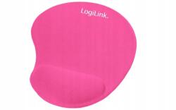 LogiLink Zselés egérpad csuklópárna rózsaszín (ID0027P)