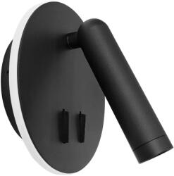 Toolight Szerszámlámpa, LED fali lámpa 16x14cm, 10W, APP1614-1W, fekete, OSW-06529 (OSW-06529)