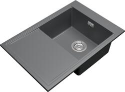 Gamma Design 7050, 1 rekeszes gránit mosogató 700x480x205 mm, szürke, GMA-ZLE000132 (GMA-ZLE000132)