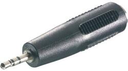 SpeaKa Jack Audio Átalakító [1x Jack dugó, 2, 5 mm-es - 1x Jack alj, 3, 5 mm-es] Fekete (SP-7870260)