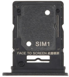  Xiaomi Redmi Note 14 5G DualSim sim kártya tartó tálca, fekete (gyári)