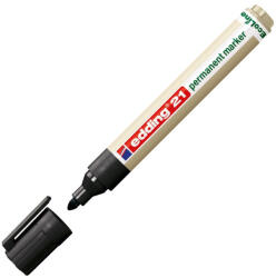 Alkoholos marker 1, 5-3mm, Edding 21 EcoLine fekete - tobuy