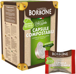 Caffè Borbone | Don Carlo Miscela Rossa Biodegradabilă - 50 capsule compatibil Lavazza A Modo Mio