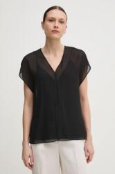 Calvin Klein felső fekete, női, sima, K20K208187 - fekete 36