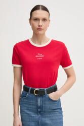 Tommy Hilfiger pamut póló női, piros, WW0WW44586 - piros XL