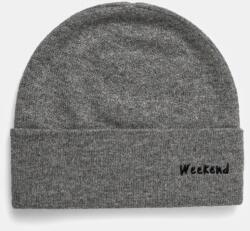 Weekend Max Mara kasmír sapka szürke, gyapjú, 2515571024600 - szürke Univerzális méret