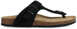 Geox nubuk papucs D BRIONIA fekete, női, lapos talpú, D35LSK 00032 C9999 - fekete Női 38