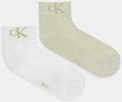 Calvin Klein Jeans zokni 2 pár zöld, férfi, 701228805 - zöld 39/42