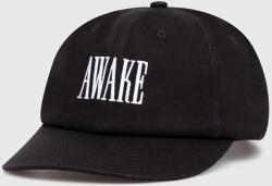 Awake NY pamut baseball sapka Logo Hat fekete, nyomott mintás, SP24-HT004 - fekete Univerzális méret