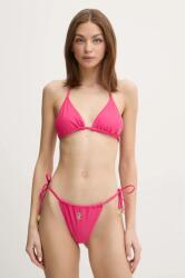 Juicy Couture kétrészes fürdőruha TAIHITI TRIANGLE rózsaszín, puha kosaras, JCITS125202 - rózsaszín XL