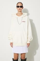 AMBUSH pamut melegítőfelső Ballchain Hoodie bézs, női, nyomott mintás, kapucnis, BWBB001F24FLE0013128 - bézs XS