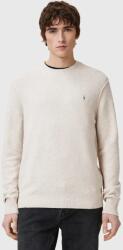 AllSaints gyapjú pulóver STATTEN bézs, sima, M039KA - bézs L