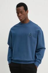 HUGO BOSS pamut melegítőfelső férfi, nyomott mintás, 50533075 - kék M