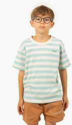Tinycottons gyerek pamut póló STRIPES TEE zöld, mintás, SS25-111 - zöld 116