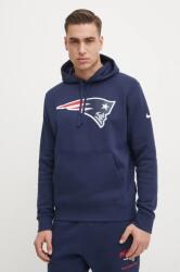 Nike felső New England Patriots sötétkék, férfi, nyomott mintás, kapucnis, NKDK-41S-8K-N09 - sötétkék S