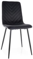  Scaun de masa DAREN VELVET neagra