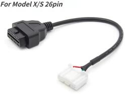  Tesla X/S OBD átalakító kábel 26 PIN Tesla diagnosztika (23676)