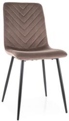  Scaun de masă DAREN VELVET cappuccino