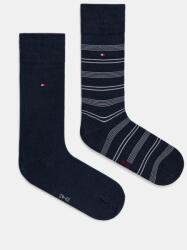Tommy Hilfiger zokni 2 pár sötétkék, férfi, 701232601 - sötétkék 39/42