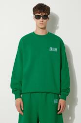 Awake NY pamut melegítőfelső Awake Crewneck zöld, férfi, nyomott mintás, SP24-CN002 - zöld L