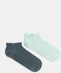 Calvin Klein zokni 2 pár zöld, női, 701231383 - türkiz Univerzális méret