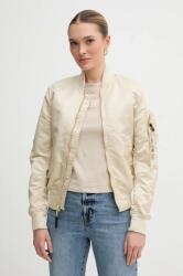 Alpha Industries bomber dzseki MA-1 VF LW női, bézs, átmeneti - bézs S