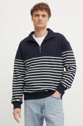 Tommy Hilfiger pamut melegítőfelső sötétkék, férfi, mintás, MW0MW39303 - sötétkék XL