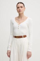 Tommy Hilfiger hosszú ujjú fehér, WW0WW43905 - fehér XXL