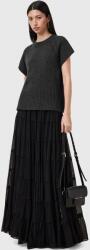 AllSaints szoknya EVA fekete, maxi, harang alakú, W061RC - fekete 36