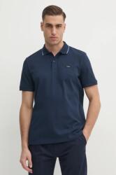 Calvin Klein poló sötétkék, férfi, sima, K10K114141 - sötétkék XL