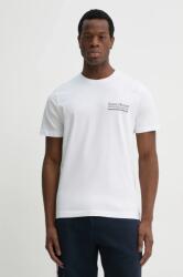 Tommy Hilfiger pamut póló fehér, férfi, nyomott mintás, MW0MW38614 - fehér M