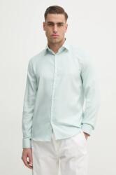 Calvin Klein ing férfi, olasz galléros, türkiz, slim, K10K114316 - türkiz 40
