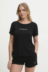 Emporio Armani Underwear póló otthoni viseletre női, fekete, EW000780 AF12192 - fekete M