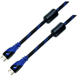 Astrum erősített HDMI kábel 3D és 4K kompatibilis 5.0méter V1.4V CB-HDMI05-NB HD105