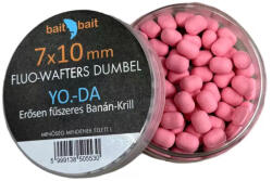 BaitBait Fluo wafters, 7X10 mm, Yoda (erősen fűszeres és banán-krill), 20 g (BBMD-Y710)