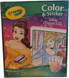 White Crystal Crayola hercegnős kifestő matricákkal (302023)