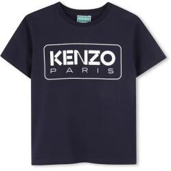 KENZO gyerek pamut póló sötétkék, nyomott mintás, K61142 - sötétkék 108