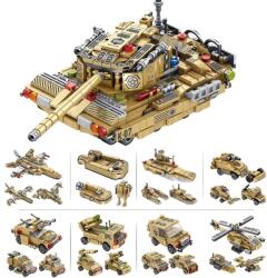 Berger 8 az 1-ben összerakható játék tank (ST5902)