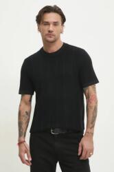 Abercrombie & Fitch pulóver könnyű, férfi, fekete, KI120-5071 - fekete M