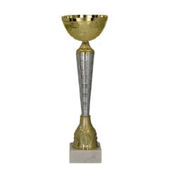  Serleg 9286 C 35, 5cm. magas, csésze 12cm. , márvány 23x78 mm tapon, fém serleg