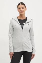PUMA felső szürke, női, sima, kapucnis, 682406 - szürke M