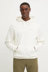 Jack Wolfskin pamut melegítőfelső Essential bézs, férfi, nyomott mintás, kapucnis, A63872 - bézs XL