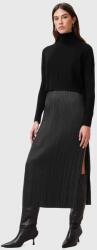 AllSaints ruha és pulóver VITTORIA fekete, midi, egyenes, W030DC - fekete S