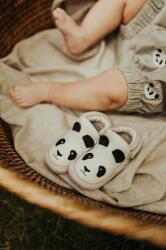 Donsje csecsemő bőrcipő Morris Sneakers Panda fehér, 1036306 - fehér 17/18